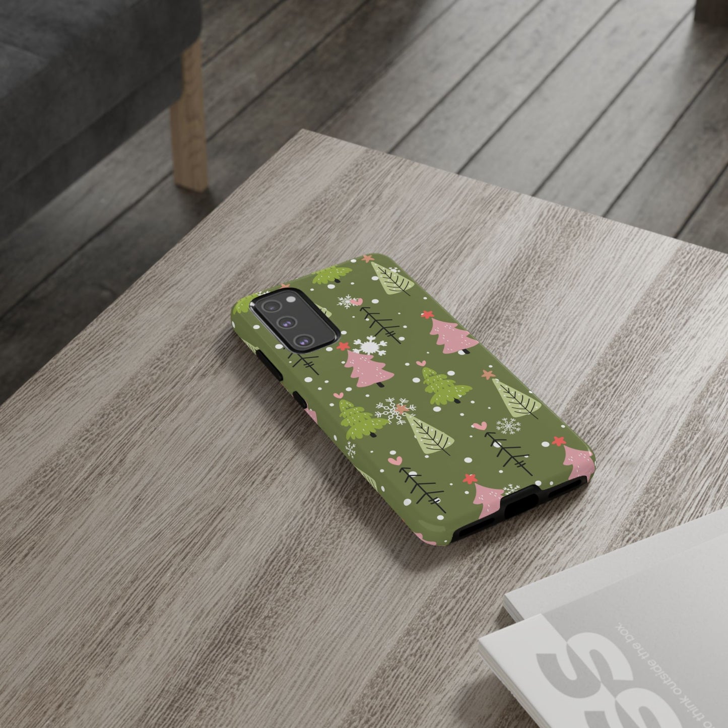 Whimsical Christmas Tree Pattern – Samsung Galaxy Series Case