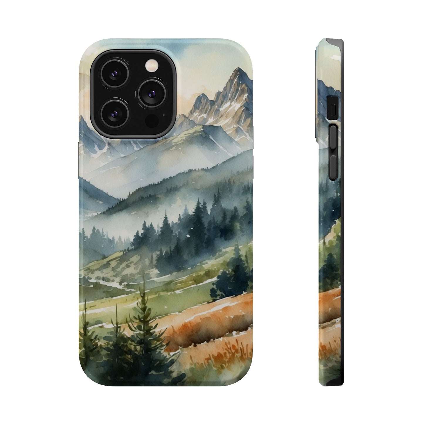 Serene Alpine Forest - MagSafe iPhone Case