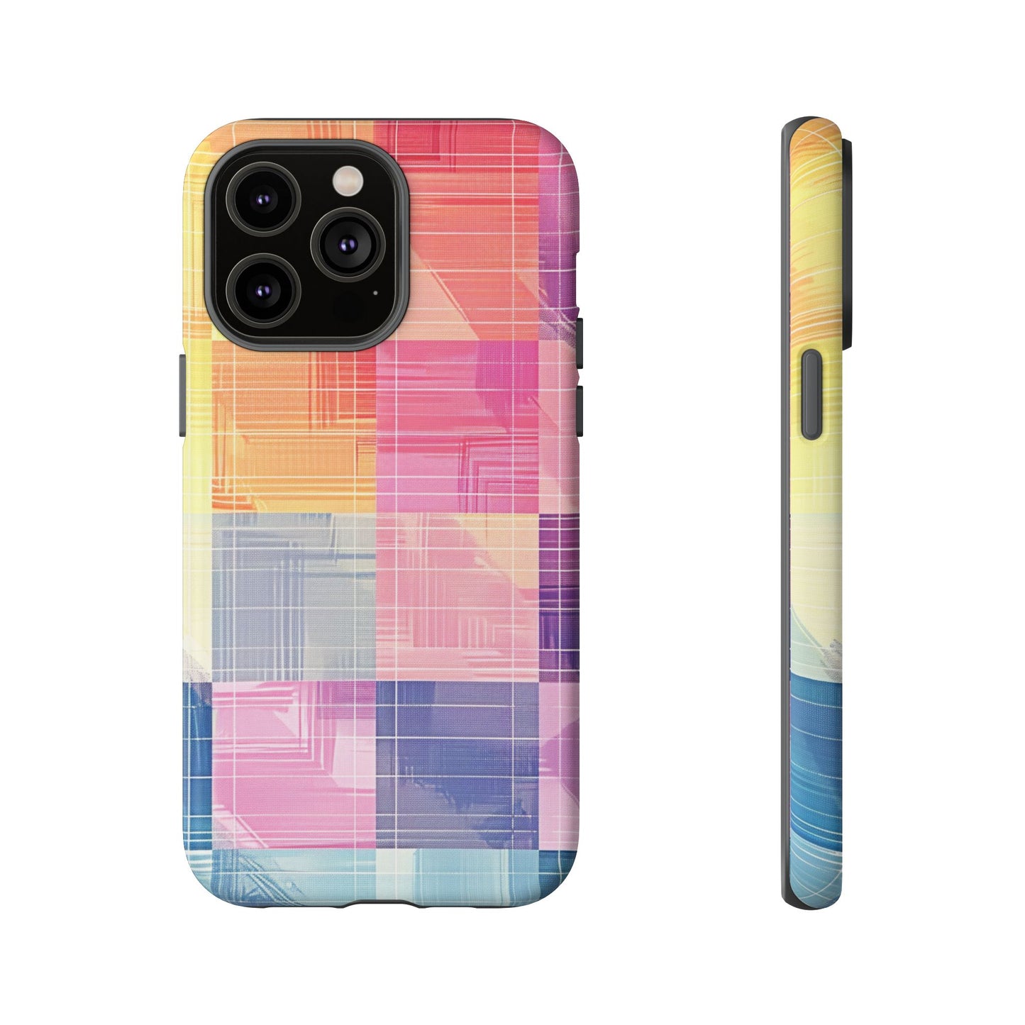 Pastel Panache Watercolor Plaid Case