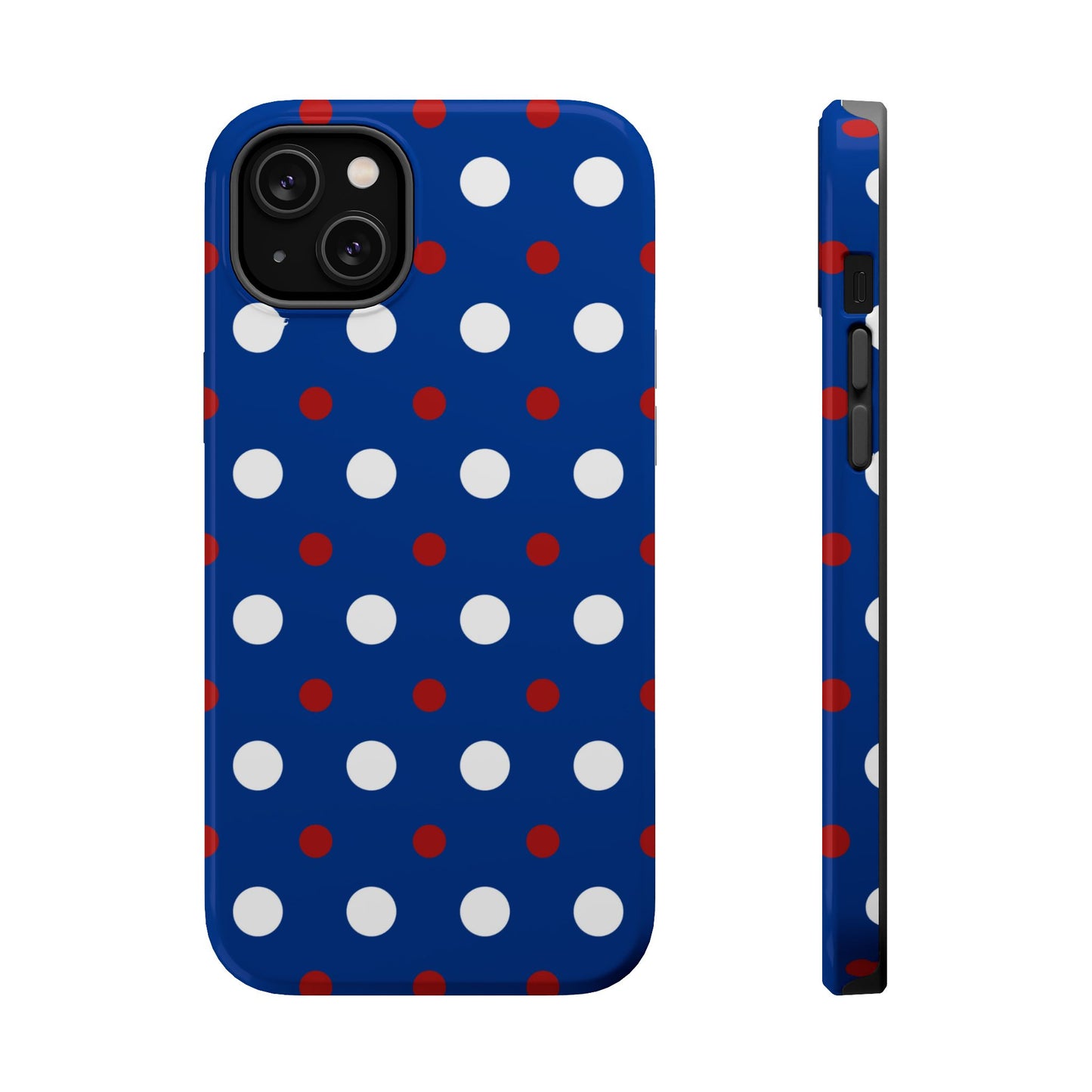 Patriotic Polka Dots – MagSafe iPhone Case