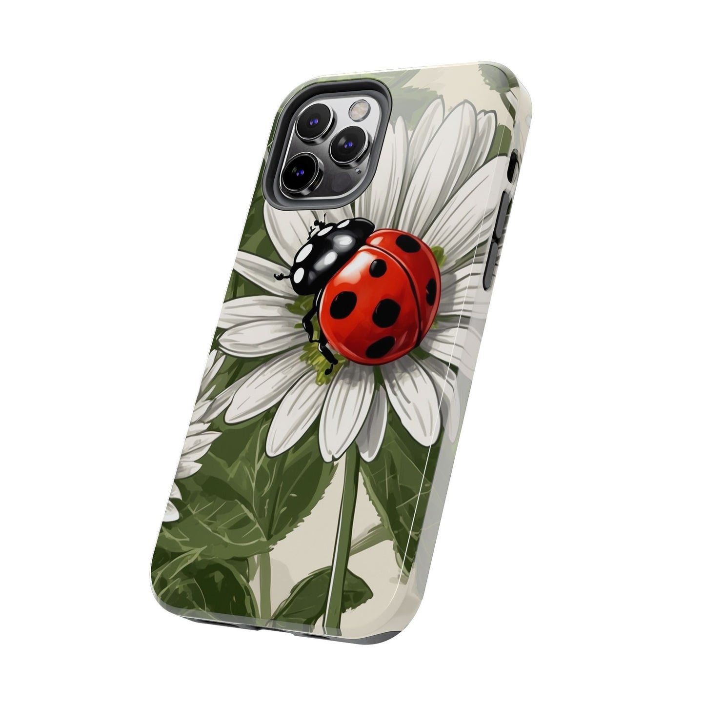 Ladybug & Daisy Garden Charm - iPhone Series Case