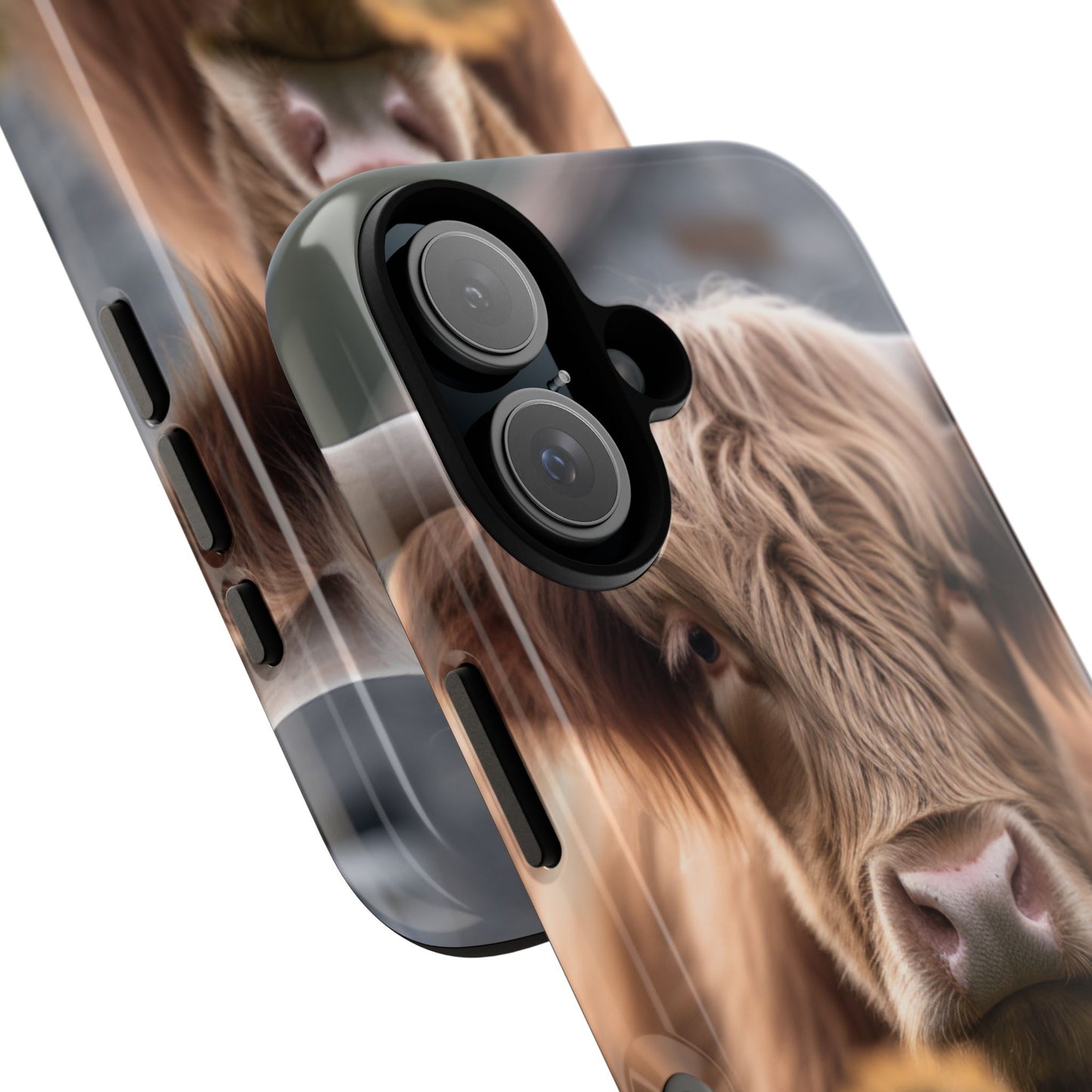 Highland Cow Phone Case | Custom Farmhouse | 10-foot Drop Protection