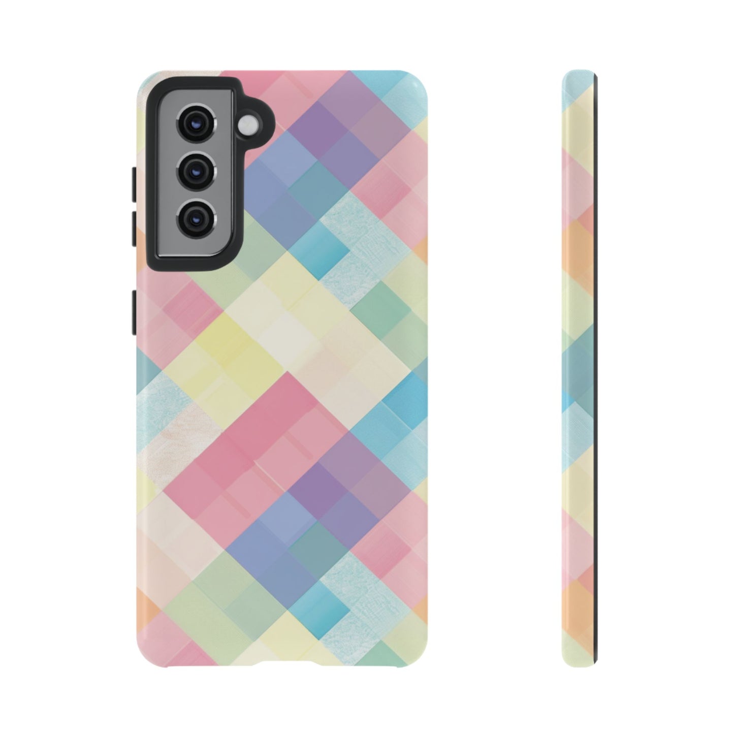 Spring Sonata Pastel Plaid Case