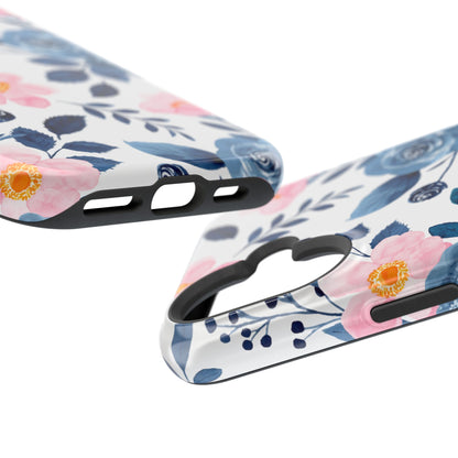 Pastel Garden Charm – MagSafe Case with Soft Watercolor Floral Print