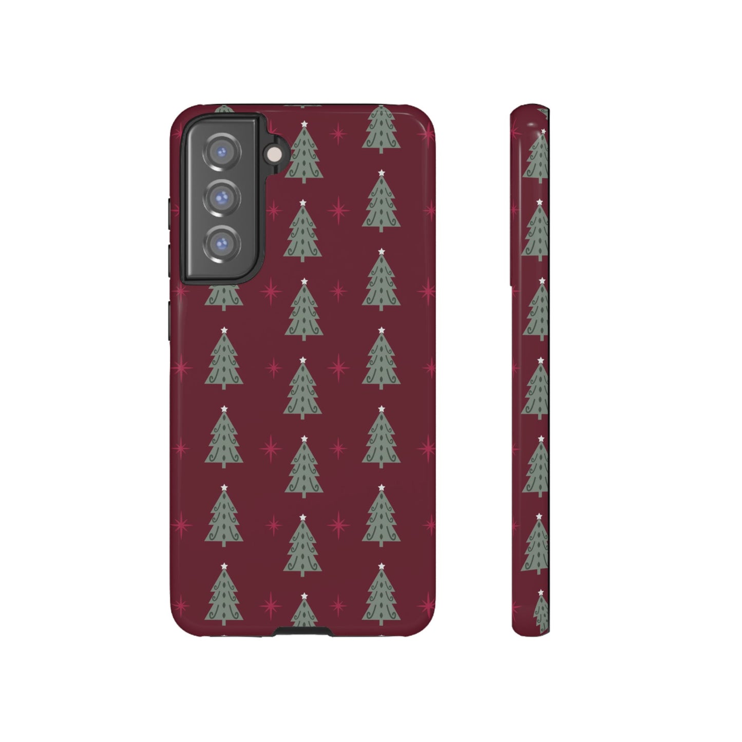 Retro Christmas Tree Pattern – Samsung Galaxy Series Case