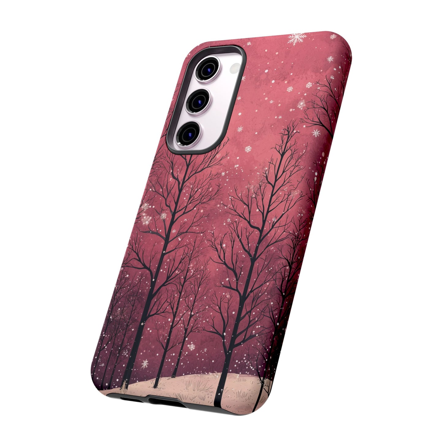 Pink Winter Twilight Forest - Samsung Galaxy Series Case