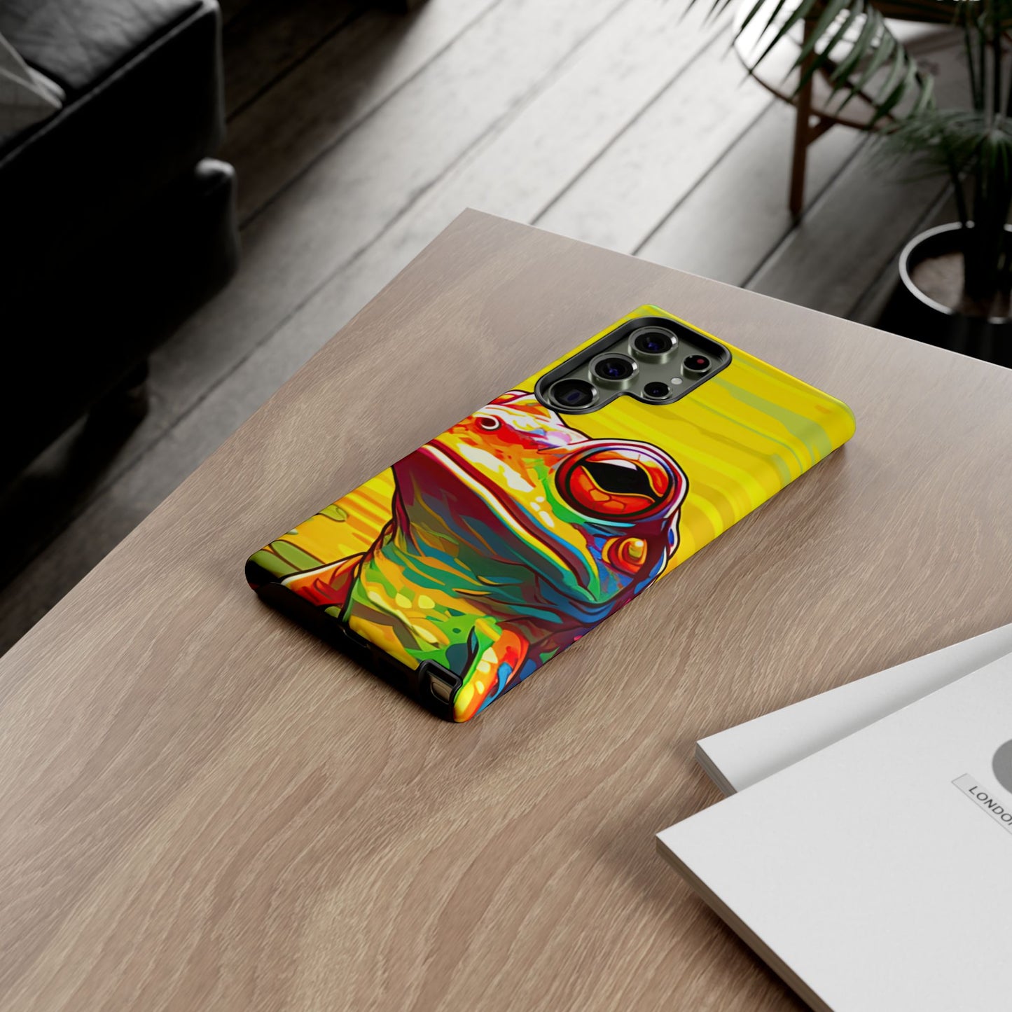 Vibrant Rainbow Frog Design – Samsung Galaxy Case