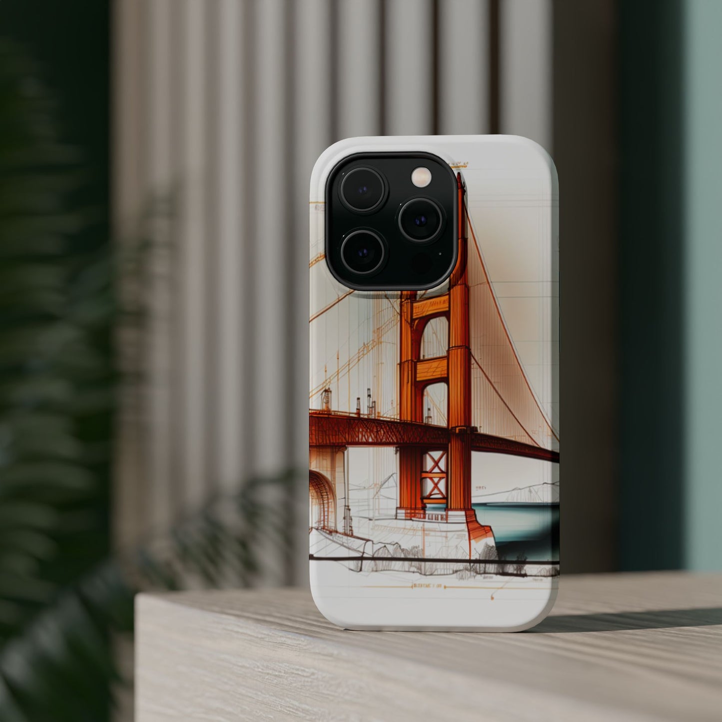 Golden Gate Bridge MagSafe iPhone Case - San Francisco Landmark