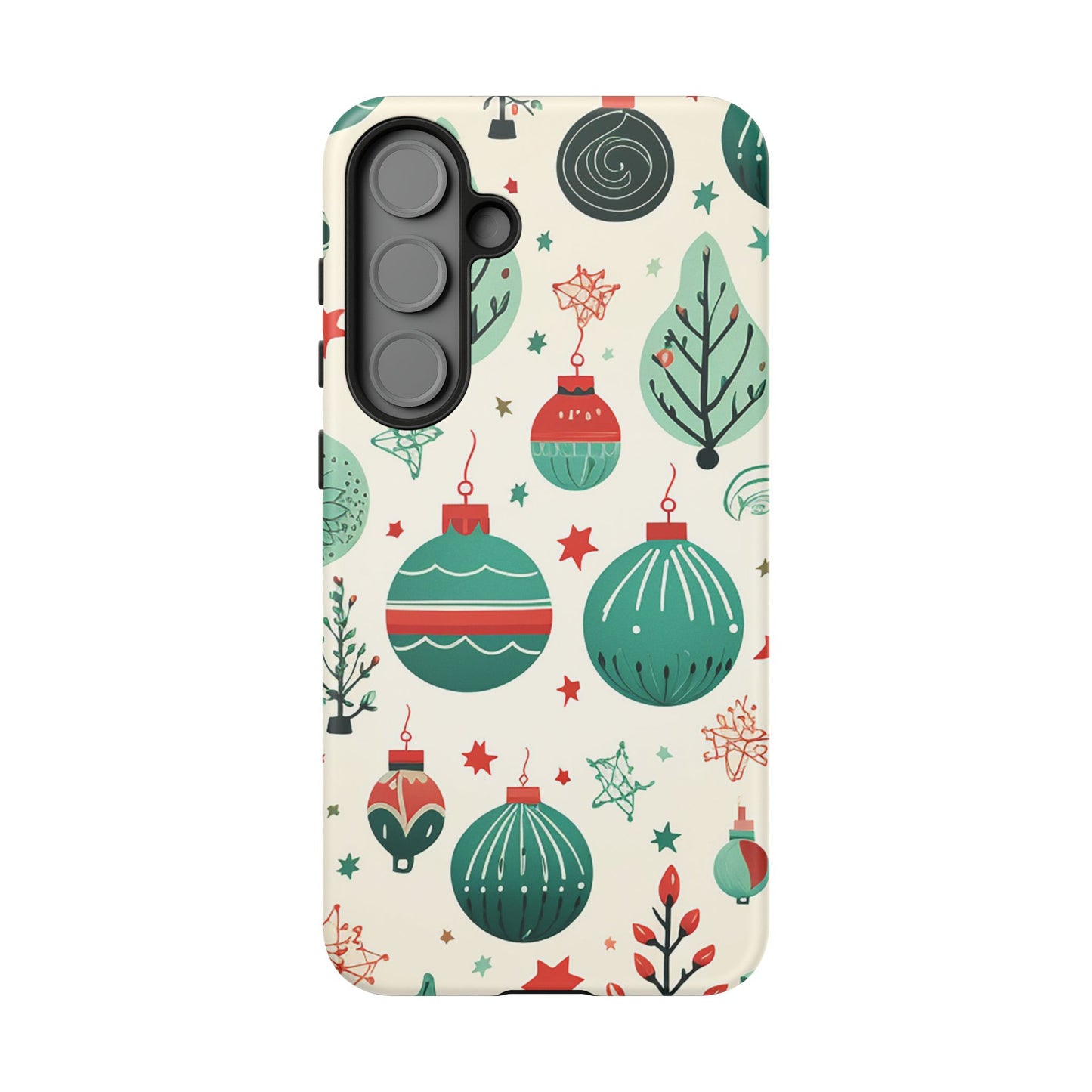 Vintage Christmas Ornaments Pattern – Samsung Galaxy Series Case
