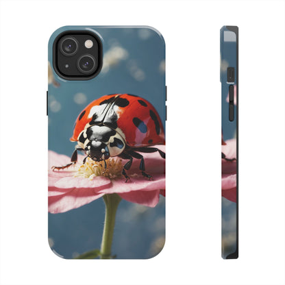 iPhone Case: Floral Ladybug Delight