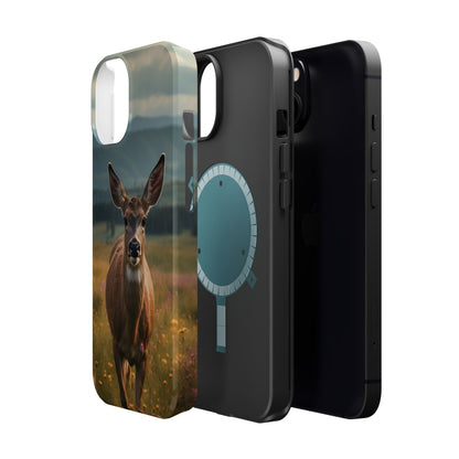 Rustic Meadow Deer – MagSafe iPhone Case