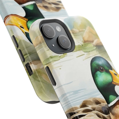 Serene Duck Reflection - MagSafe iPhone Case