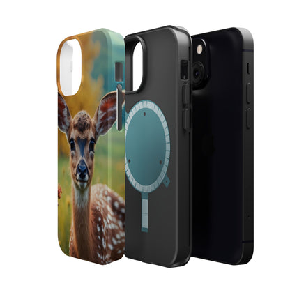 MagSafe-Compatible iPhone Case – Golden Meadow Fawn