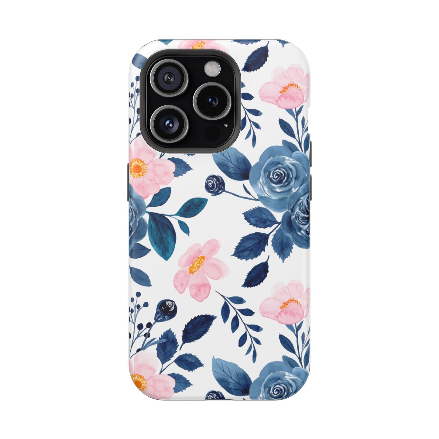 Pastel Garden Charm – MagSafe Case with Soft Watercolor Floral Print