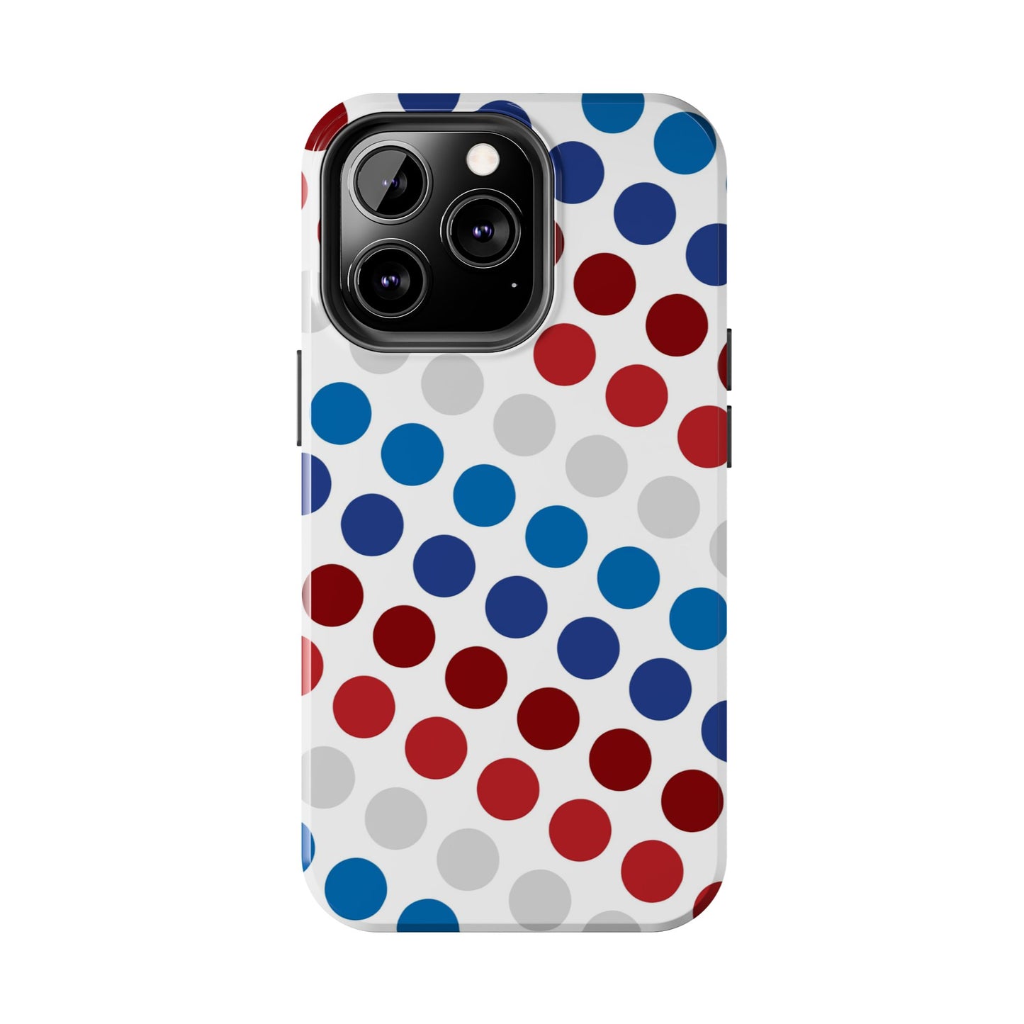 Patriotic Polka Dots - iPhone Case