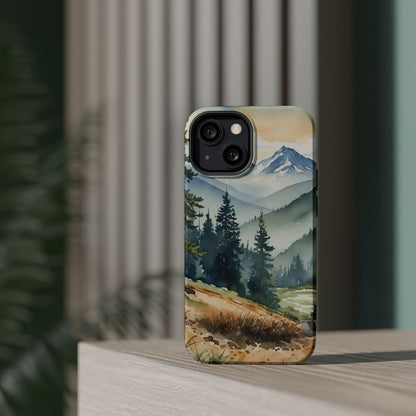 Tranquil Mountain Escape - MagSafe iPhone Case