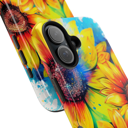 Vibrant Sunflower Splash - iPhone Series Case