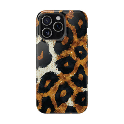 Safari Noir Gold Leopard iPhone Case