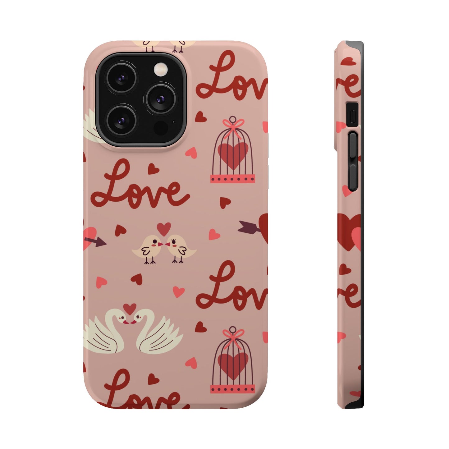 Lovebirds & Swans MagSafe iPhone Case