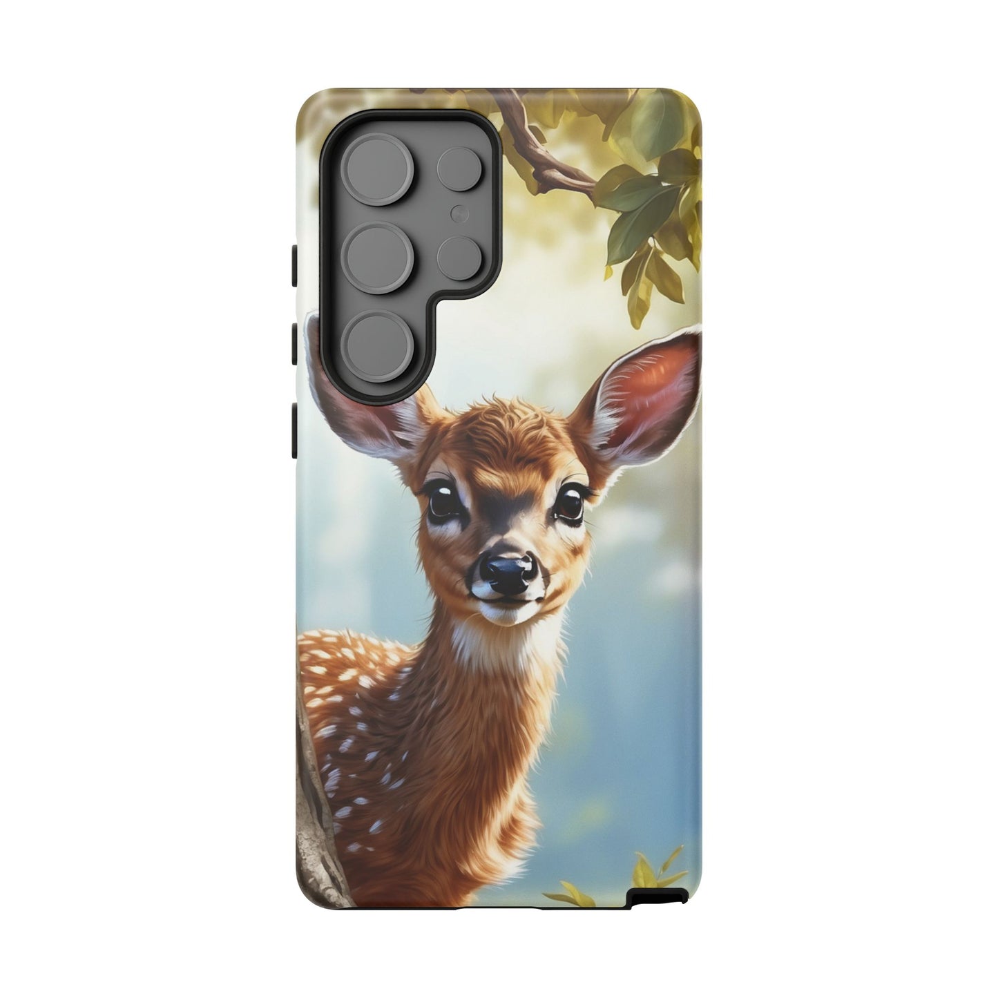 Whimsical Fawn in a Sunlit Forest Samsung Galaxy Case