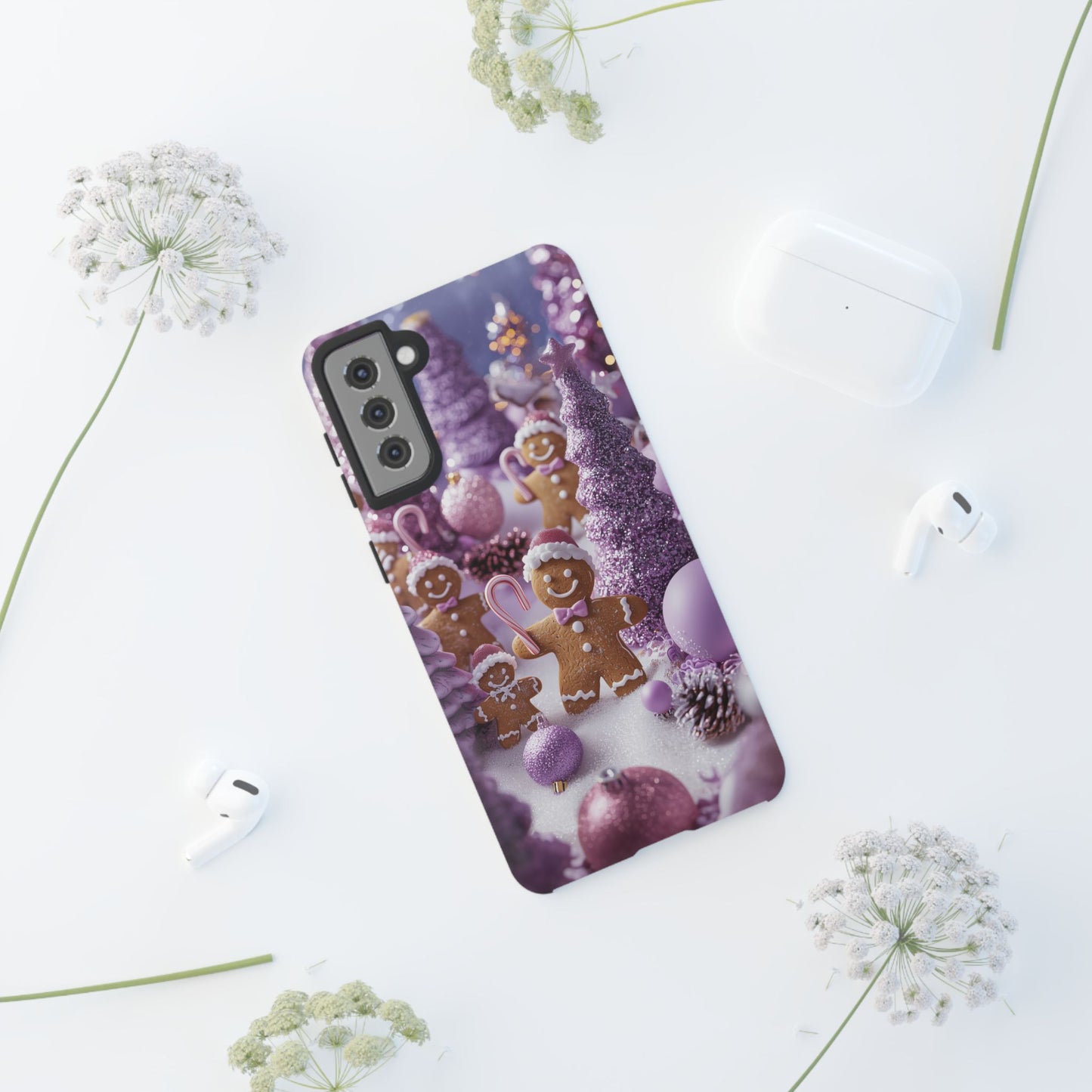 Pink Frosted Gingerbread Forest - Samsung Galaxy Series Case