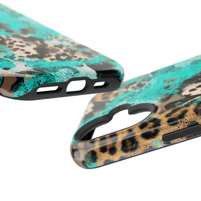 Aqua Splash Leopard - MagSafe iPhone Series Case