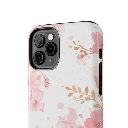 Soft Pink Cherry Blossom iPhone Case – Elegant Floral Design