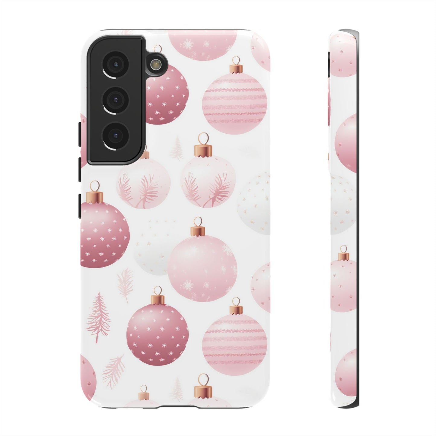 Samsung Galaxy Case: Merry in Pink – Christmas Balls