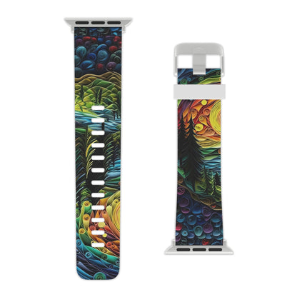 Radiant Forest Sunset Apple Watch Band