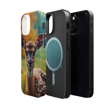 MagSafe-Compatible iPhone Case – Golden Meadow Fawn