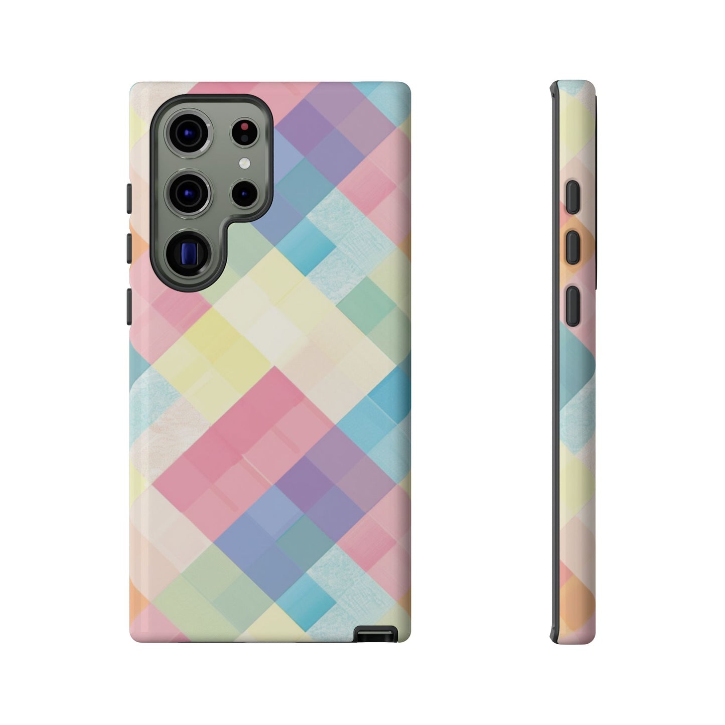 Spring Sonata Pastel Plaid Case