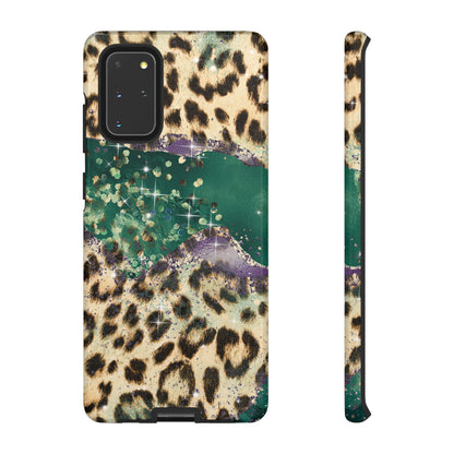 Emerald Glitter Leopard Print - iPhone Series Case