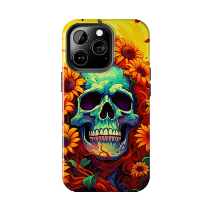 Sun Kissed Skull iPhone Case