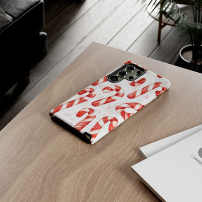 Festive Candy Cane Delight - Samsung Galaxy Series Case