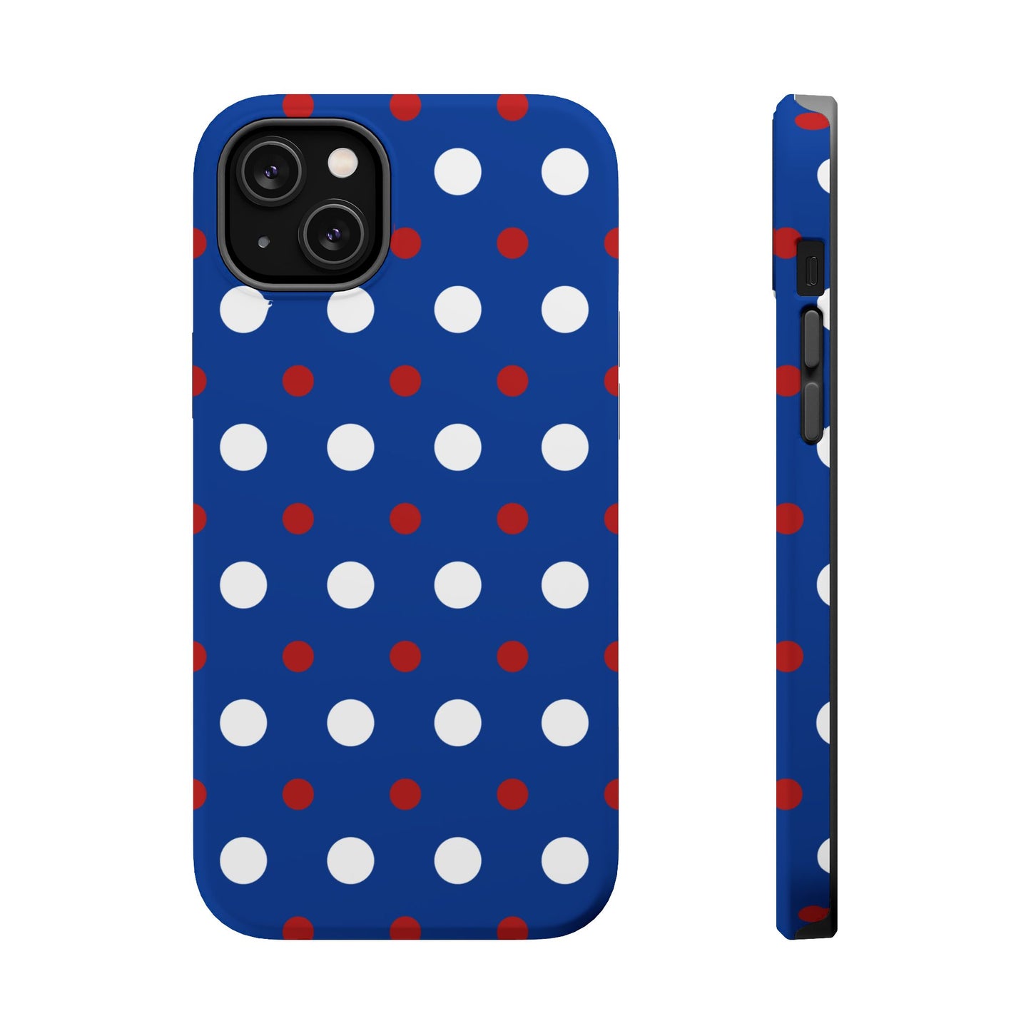 Patriotic Polka Dots – MagSafe iPhone Case