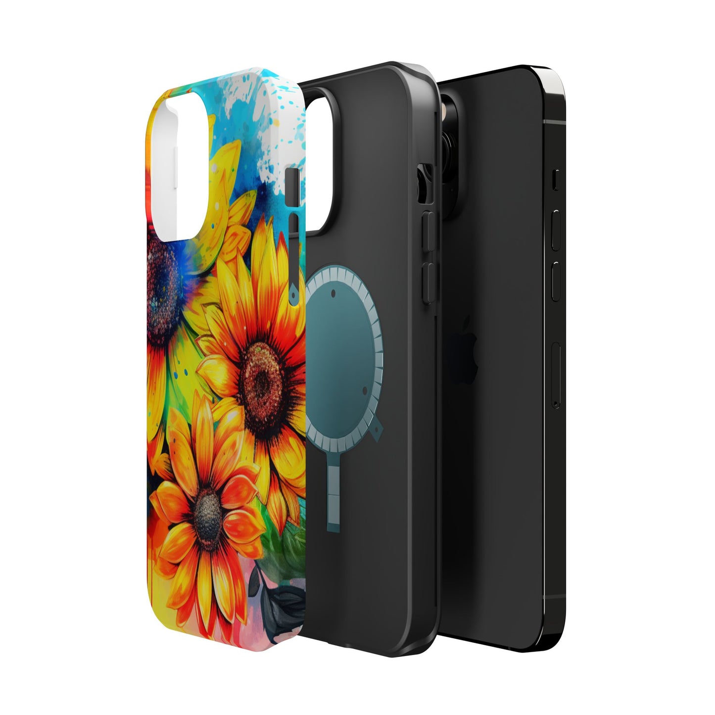 Vibrant Sunflower Splash - MagSafe iPhone Series Case