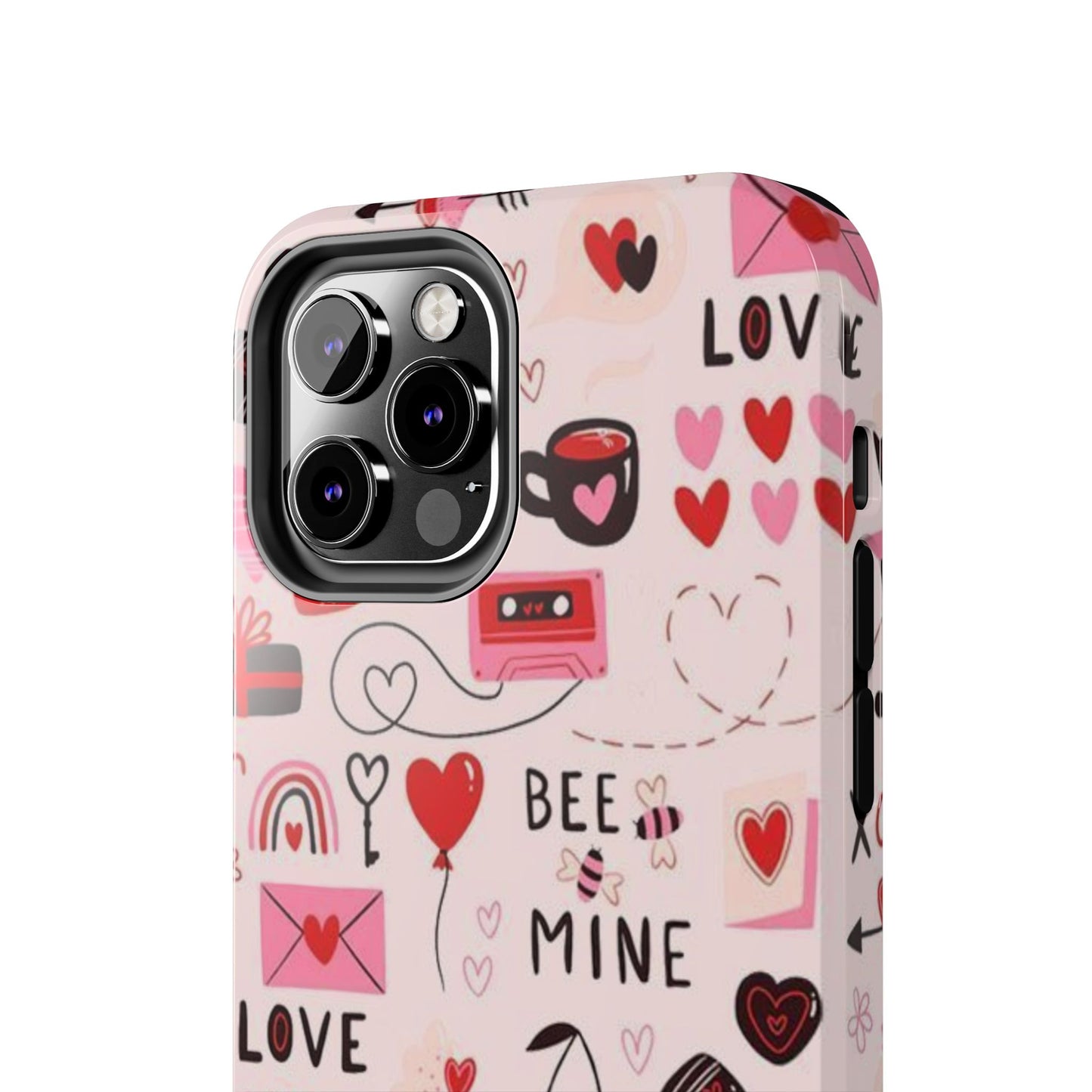 iPhone Case: Bee Mine Love Doodles