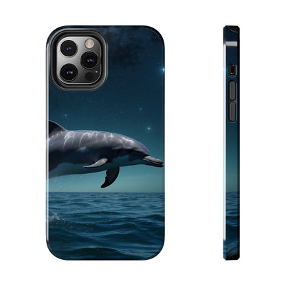 Midnight Ocean Dolphin - iPhone Case