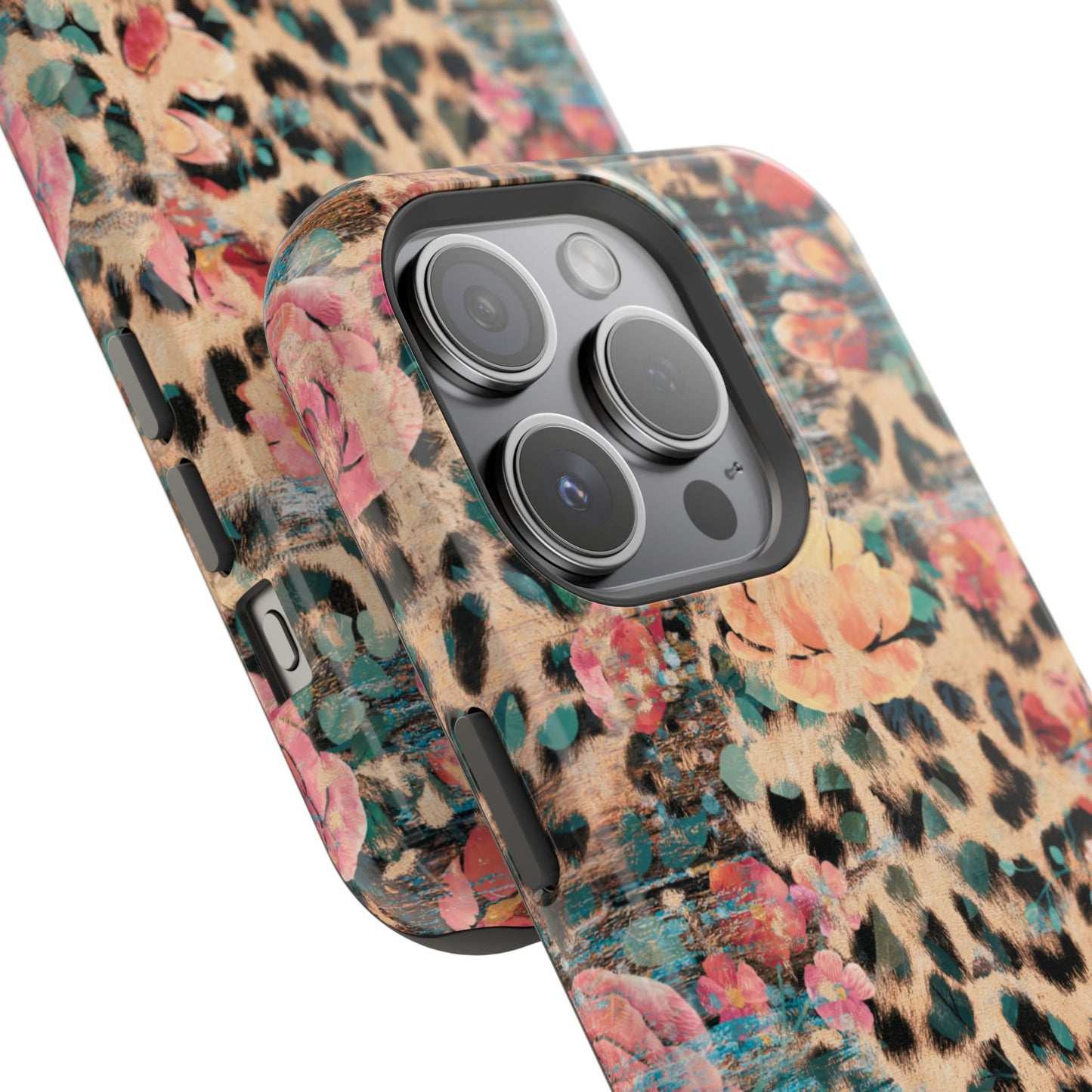 Rustic Floral Leopard - MagSafe iPhone Series Case