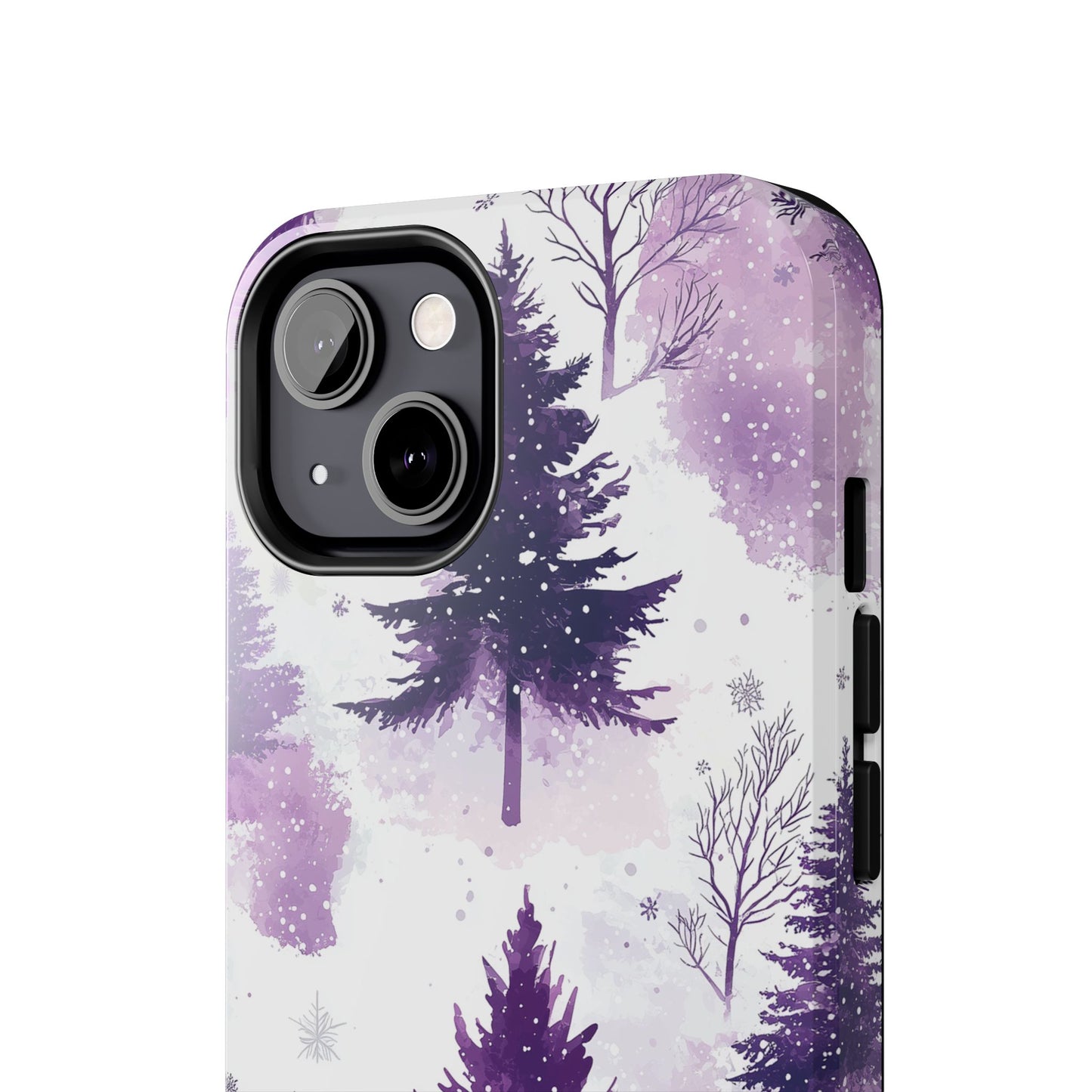 Purple Snowy Forest - iPhone Series Case