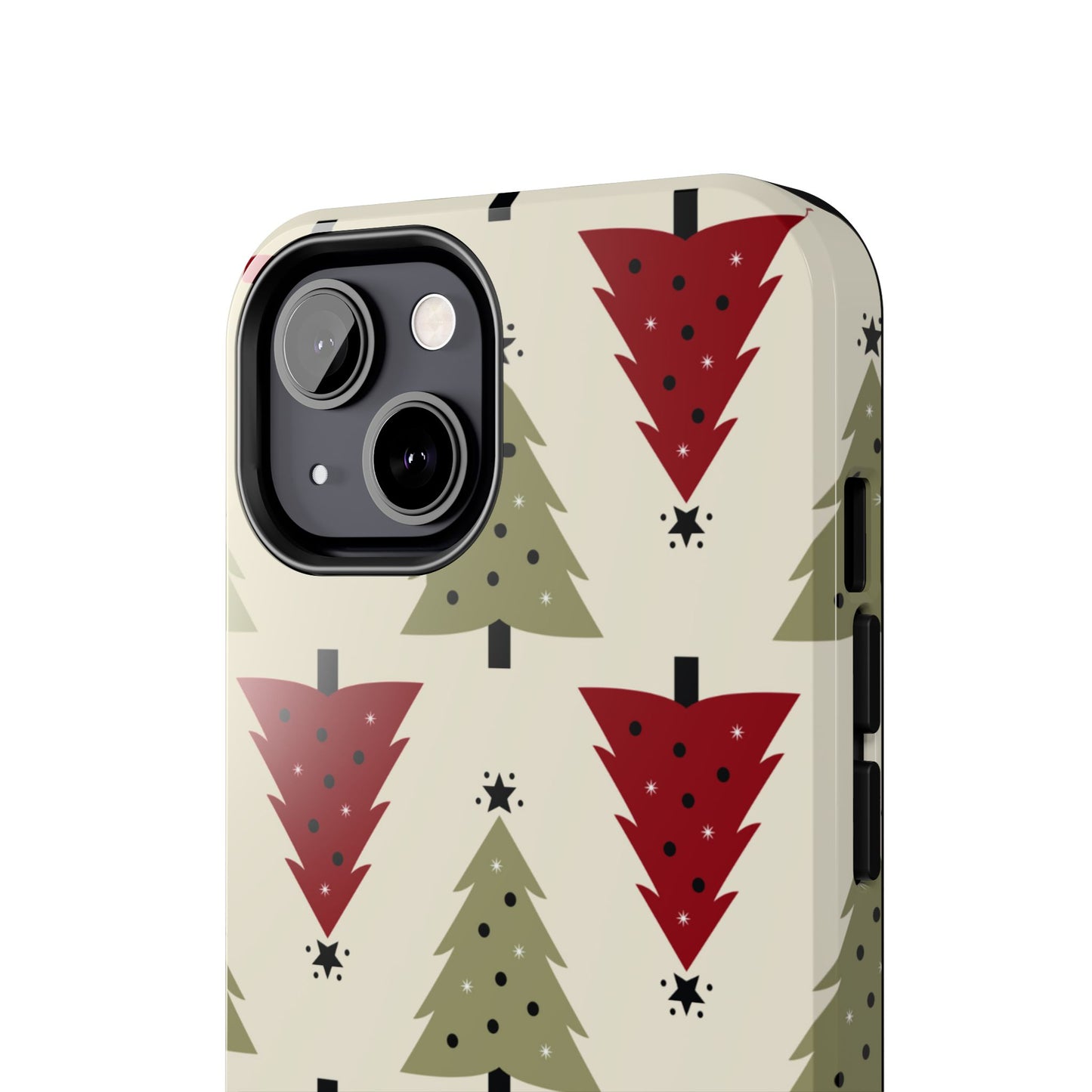 Retro Christmas Trees Pattern - iPhone Series Case