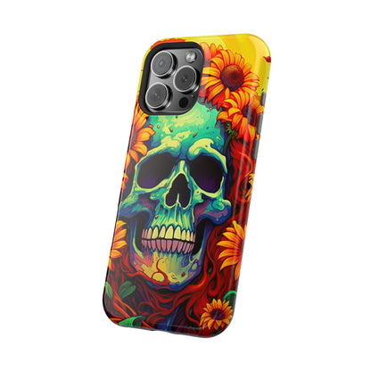 Sun Kissed Skull MagSafe iPhone Case