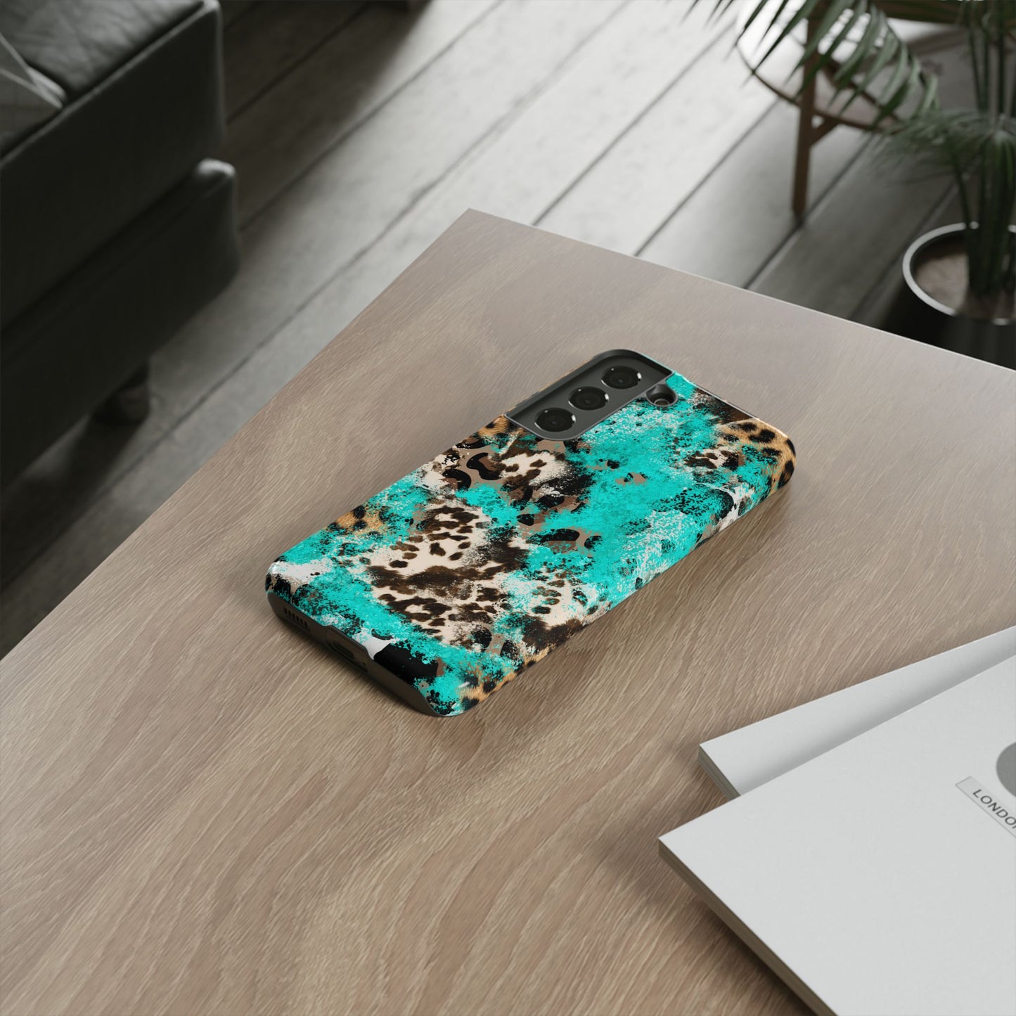 Aqua Splash Leopard - Samsung Galaxy Series Case