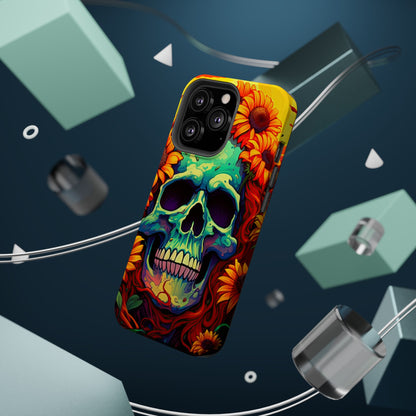 Sun Kissed Skull MagSafe iPhone Case