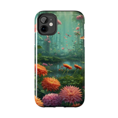 Enchanted Forest Dragonflies & Blossoms – iPhone Series Case