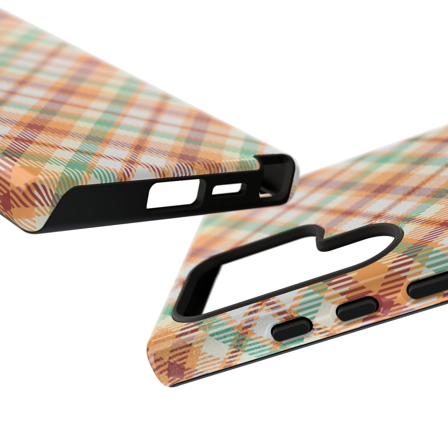 Samsung Galaxy Case - Autumn Harvest Plaid Design