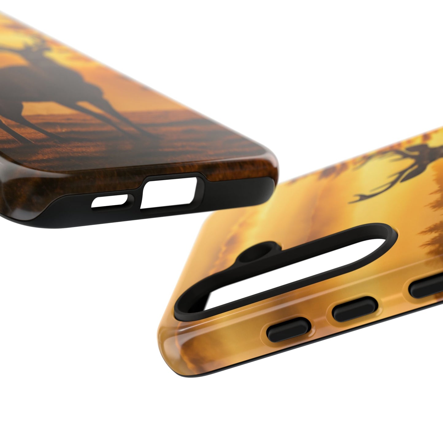 Sunset Majesty: Regal Stag – Samsung Galaxy Case