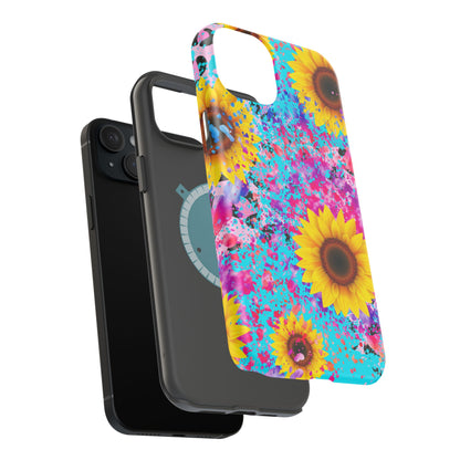 Bright Sunflower Pop Art - MagSafe iPhone Series Case