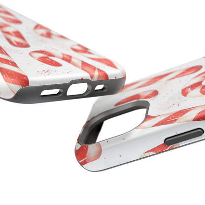 Festive Candy Cane Delight - MagSafe iPhone Series Case