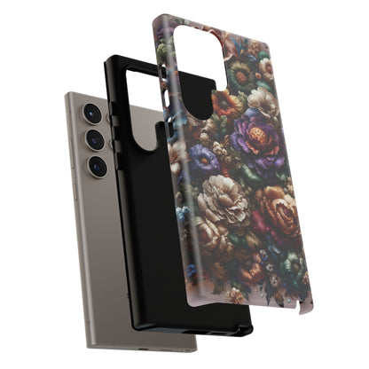 Floral Elegance For Samsung - Protective Dual-Layer Design with Vibrant Full-Wrap Print